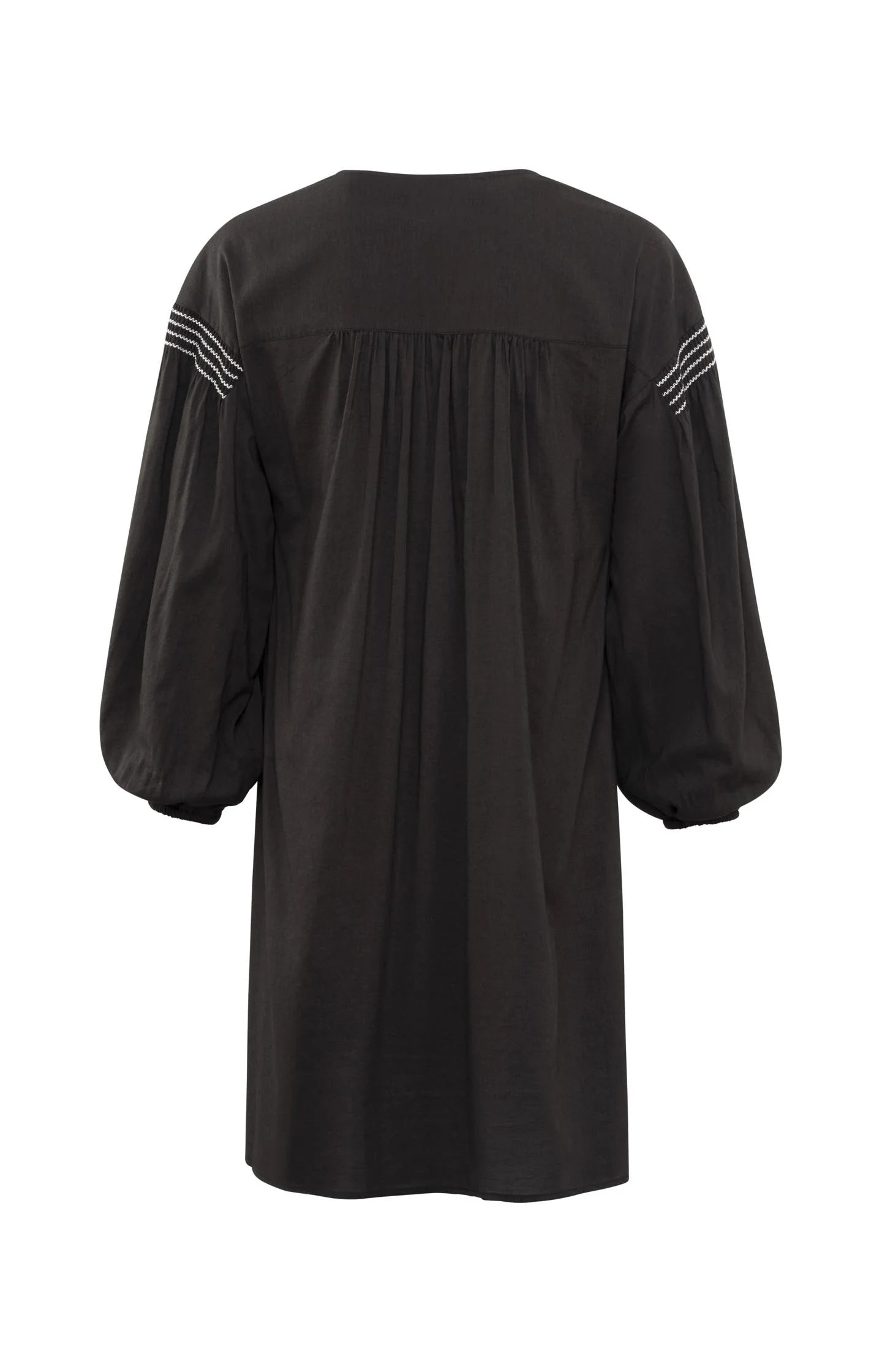 Kaftan Dress in Licorice Black