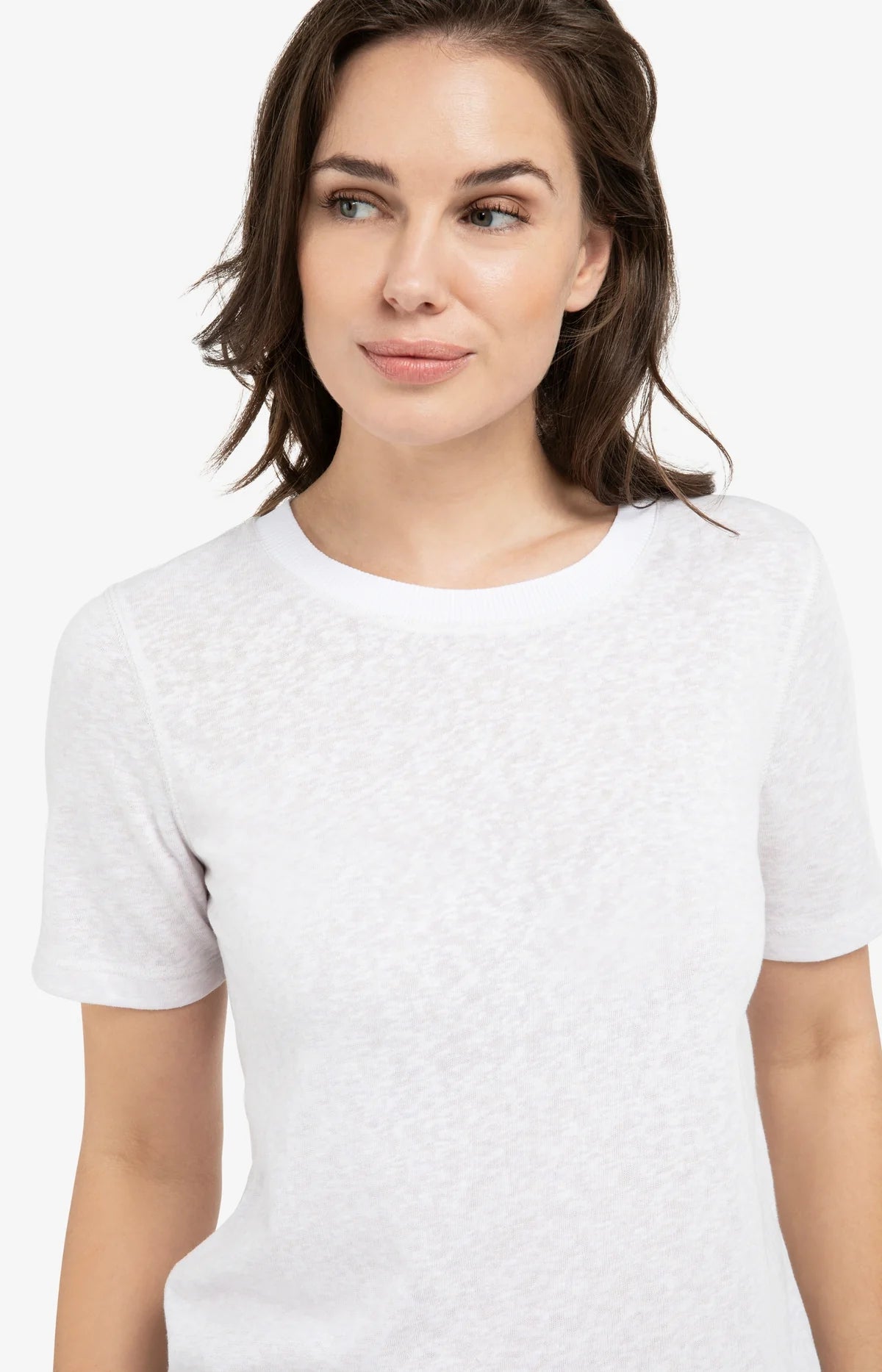 Yaya Melange T-shirt in Gray Lilac