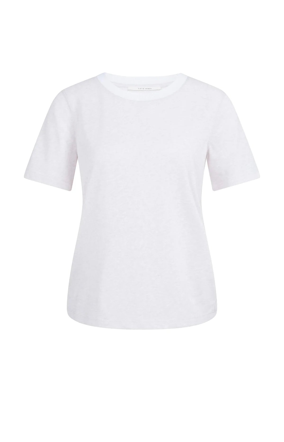 Yaya Melange T-shirt in Gray Lilac