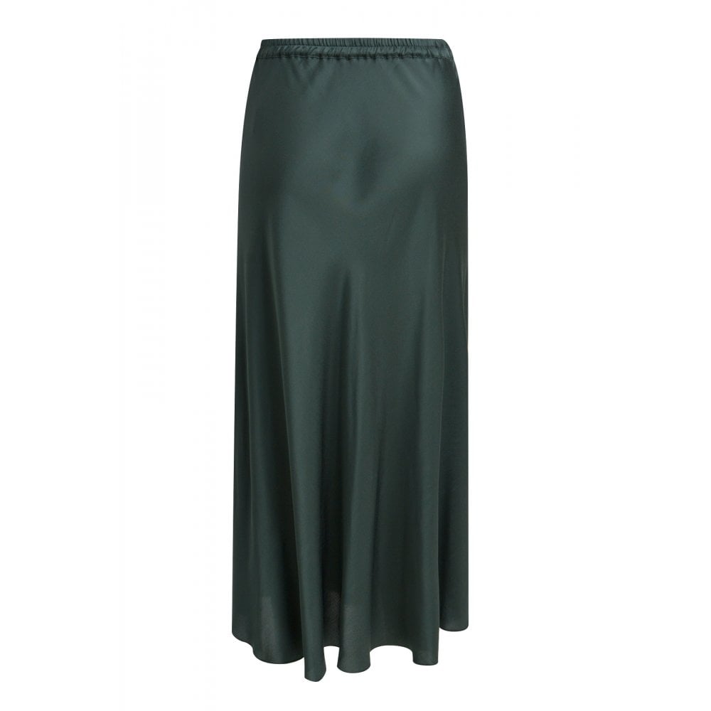 Midi-Skirt in Forest Green