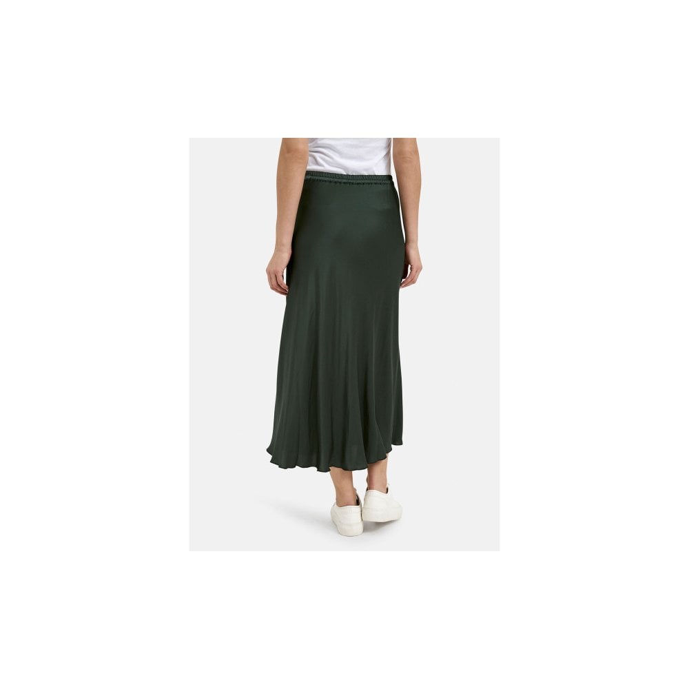 Midi-Skirt in Forest Green