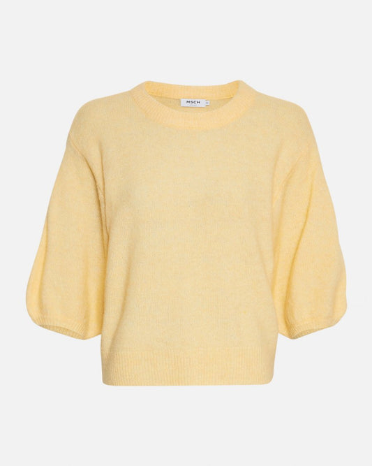 Moss Copenhagen Knitted Pullover in Reed Yellow