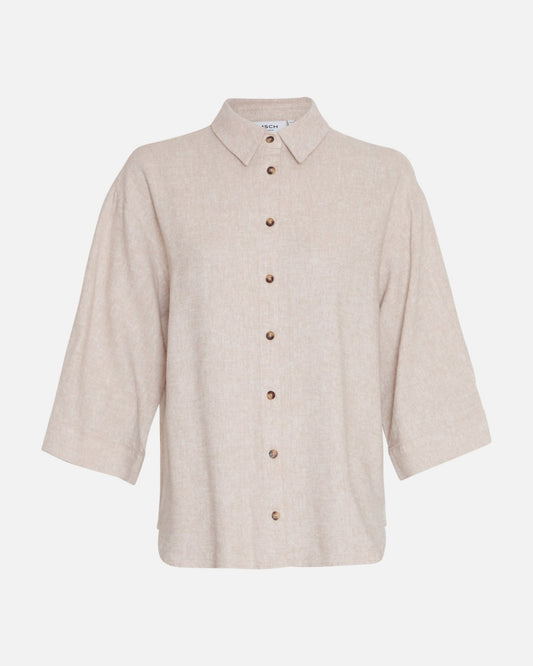Jovene Ginia Linen Shirt in Sand