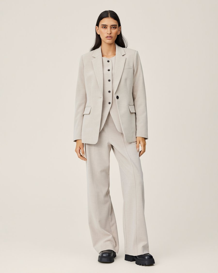 Mirabelle Michelle Suit Pants in Peyote