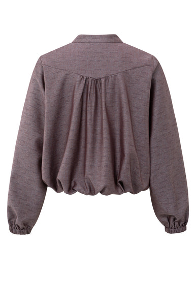 Yaya Blouse Jacket in Fudge Purple