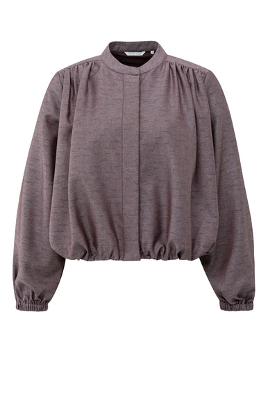 Yaya Blouse Jacket in Fudge Purple