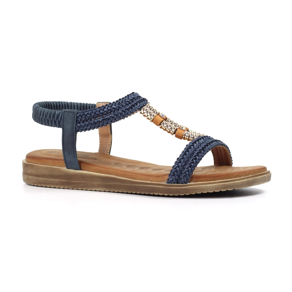 Portofino Blue Sandal