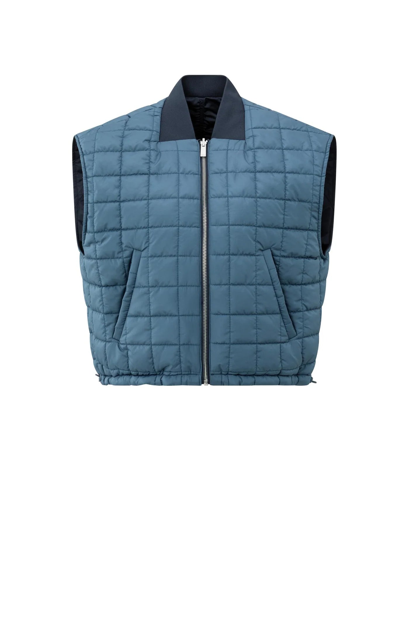 Yaya Reversible Bodywarmer in Inkwell Blue