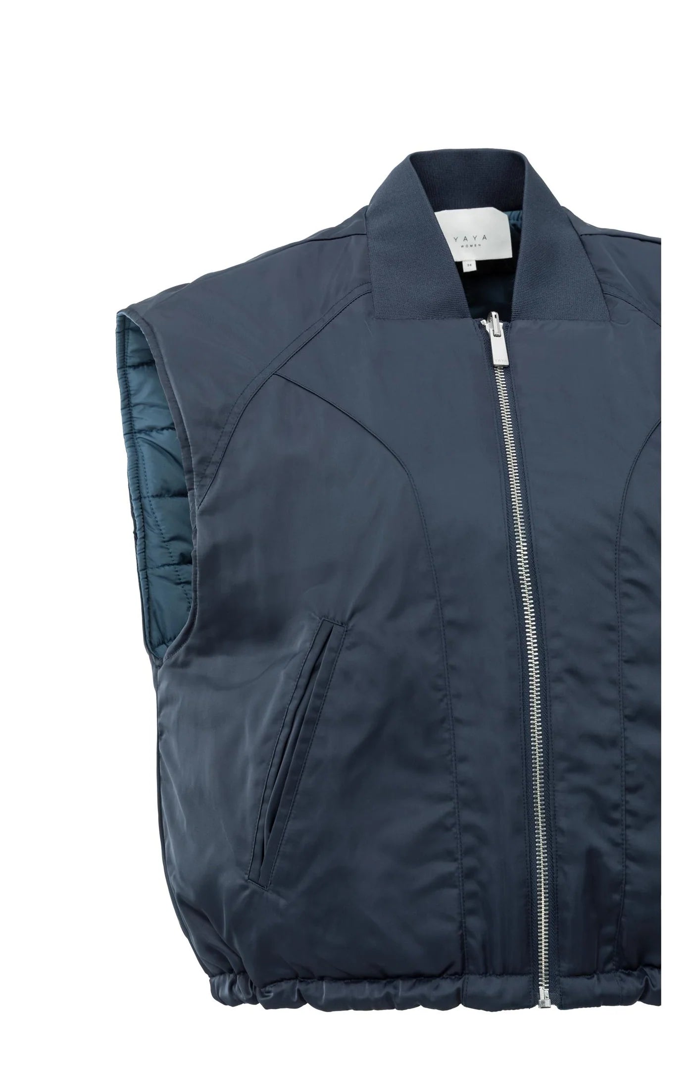 Yaya Reversible Bodywarmer in Inkwell Blue