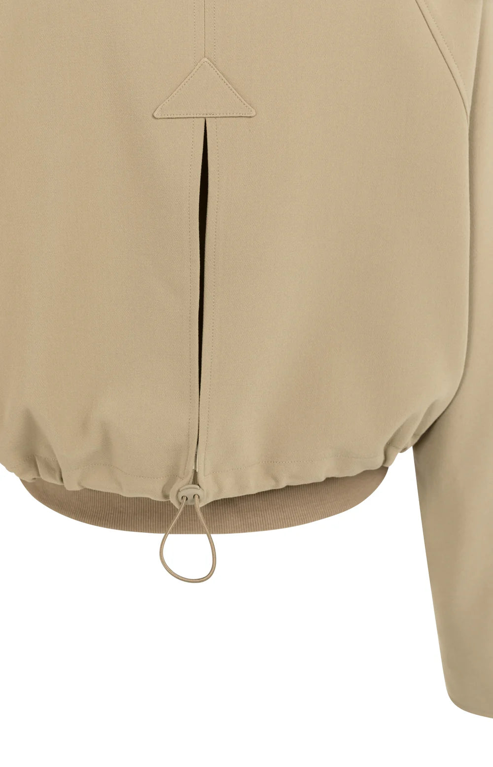 Yaya Short Oversized Jacket in Khaki Green