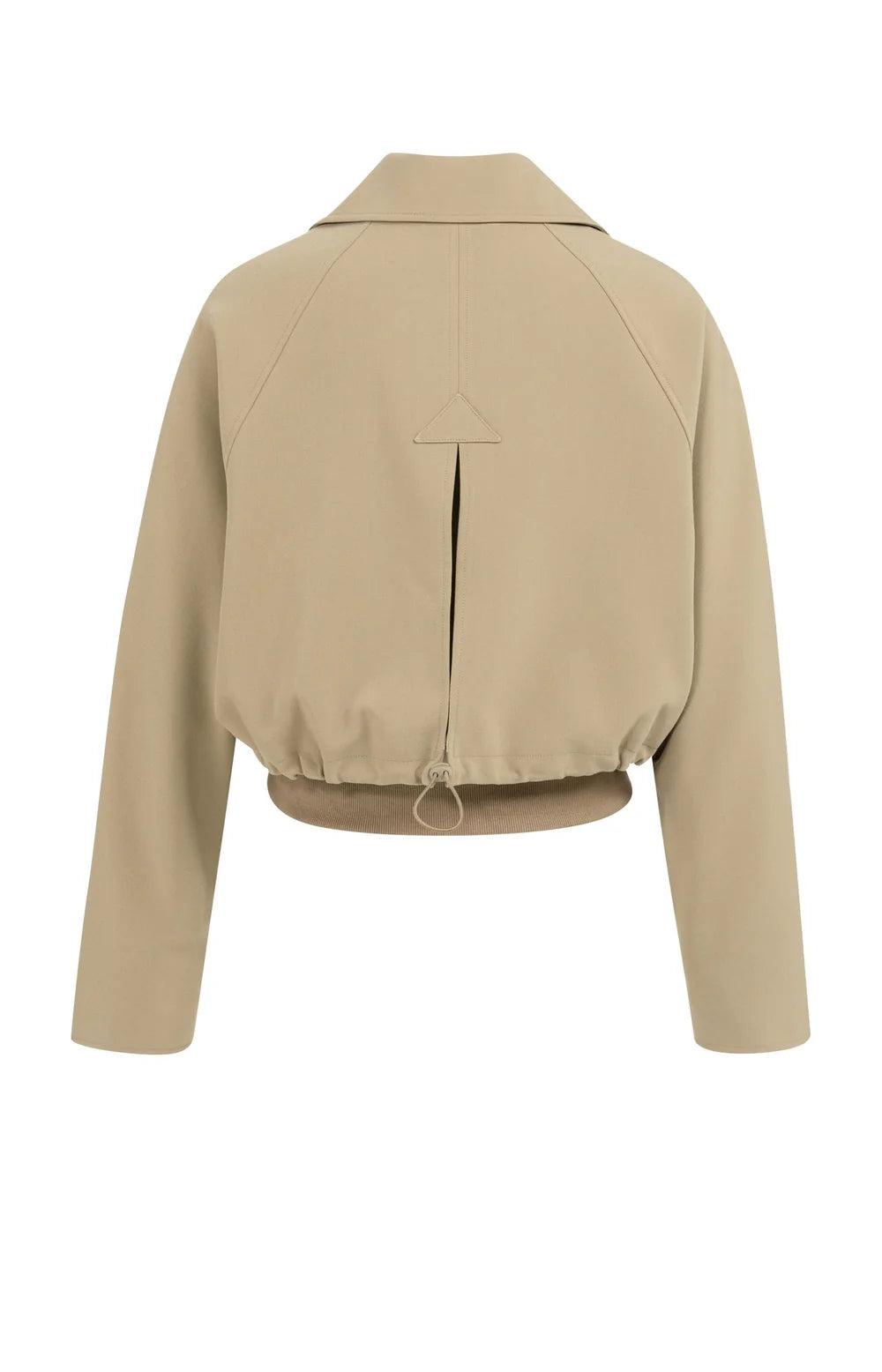 Yaya Short Oversized Jacket in Khaki Green