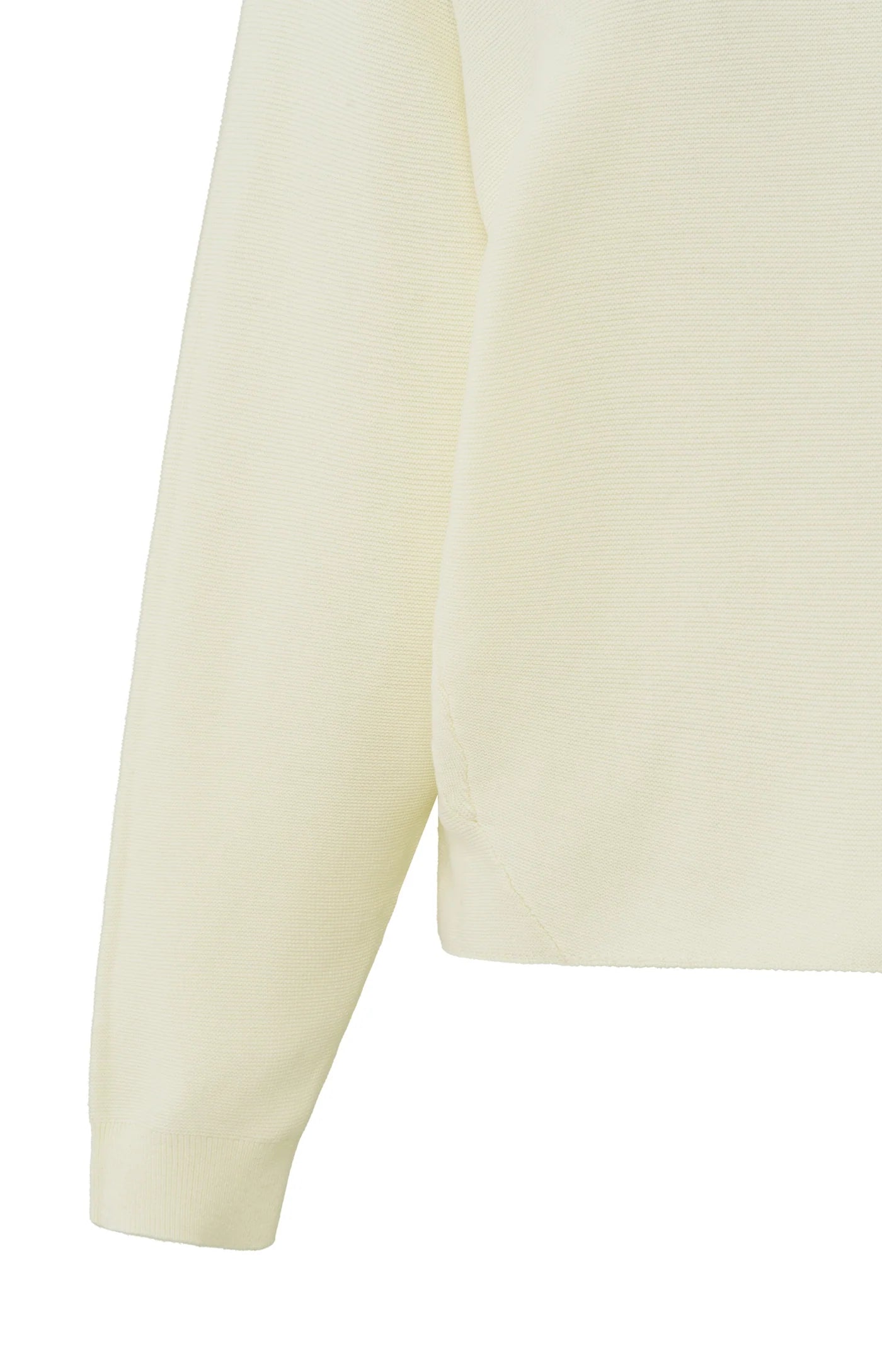 Yaya Soft Sweater with Seam Details in Off White