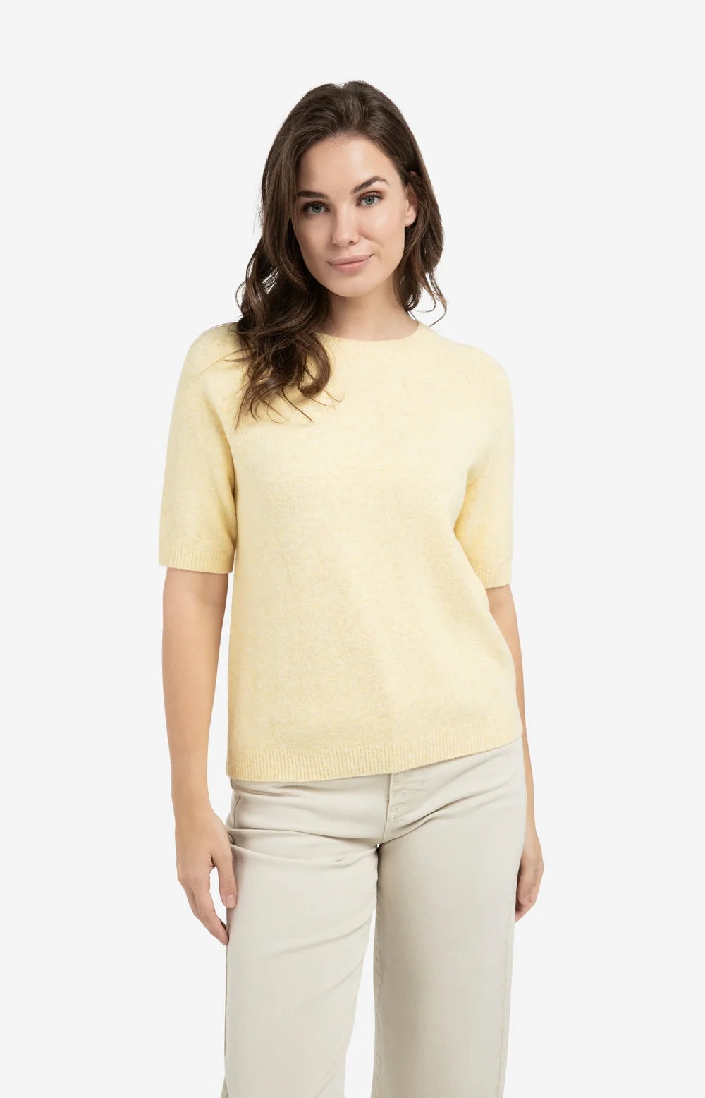 Yaya Raglan Sweater in Reed Yellow