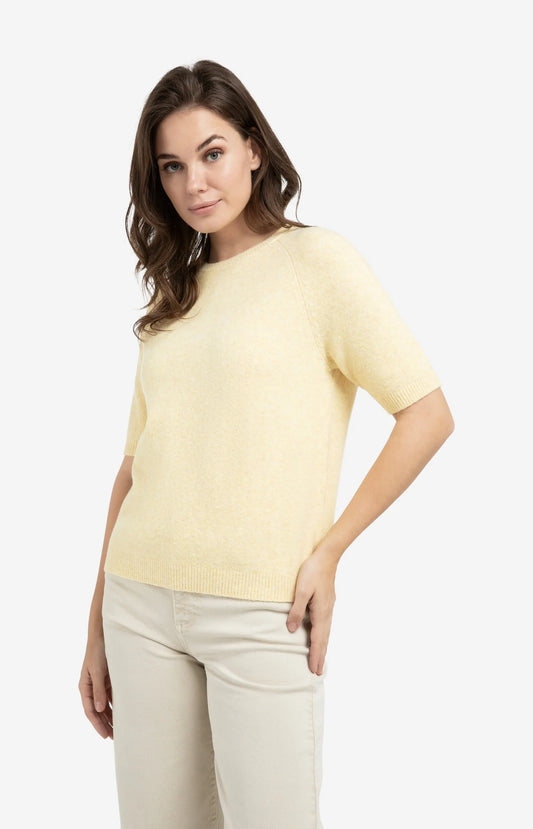 Yaya Raglan Sweater in Reed Yellow