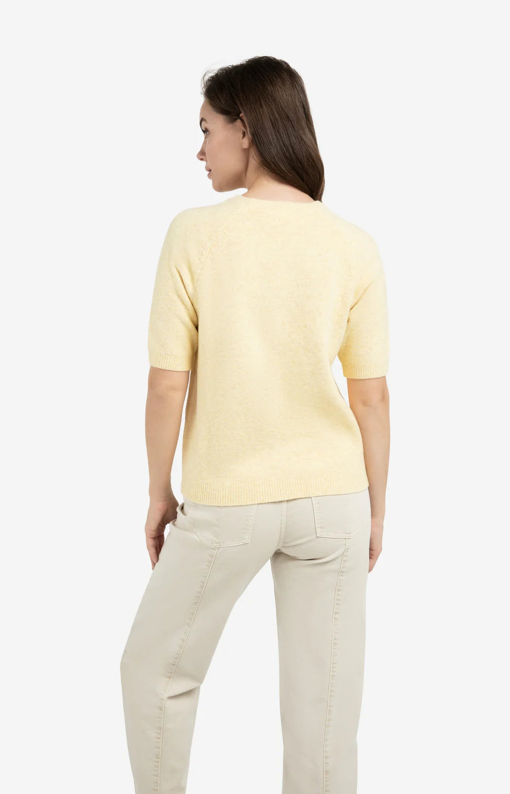Yaya Raglan Sweater in Reed Yellow