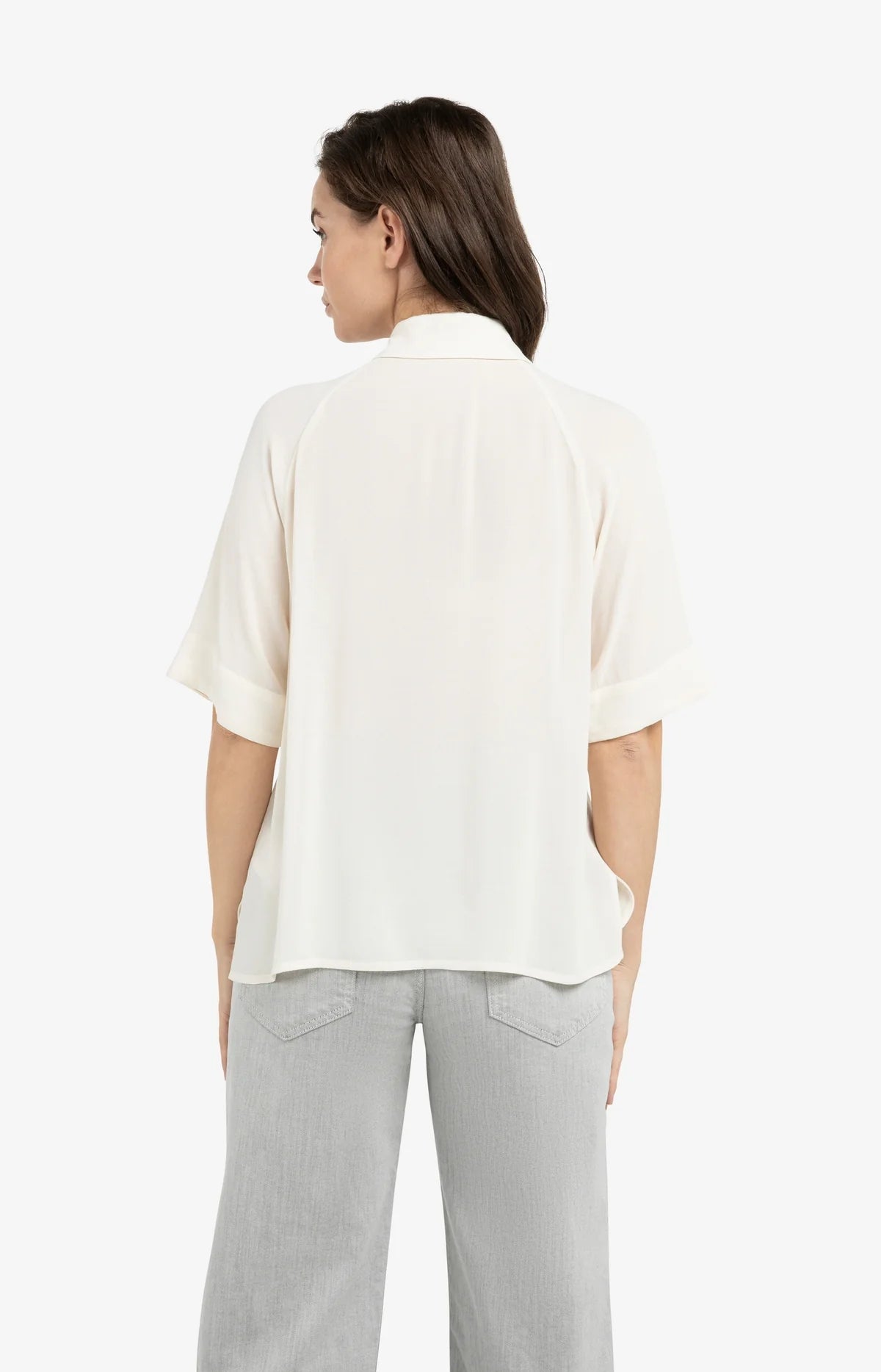 Yaya Top with Raglan Sleeves & Pearl Detail