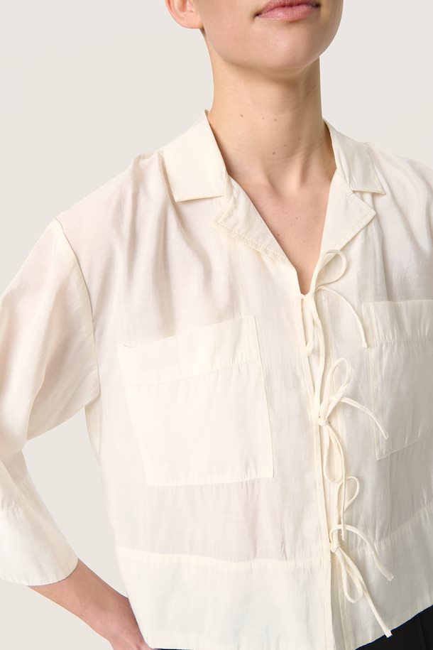 Slelia Blouse in Whisper White